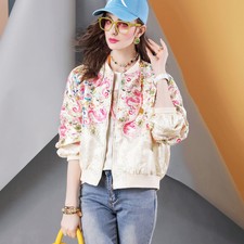 2025 Spring New Womens Chinese Style Embroidered Retro Fashion Top Baseball Coat