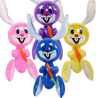 Artcreativity 23 Inch Inflatable Easter Bunny, Blow up Easter Bunny, Egg Hunt Su
