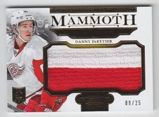 2013-14 PANINI DOMINION DANNY DEKEYSER JERSEY RC /25 MAMMOTH 2 CLR PRIME Wings