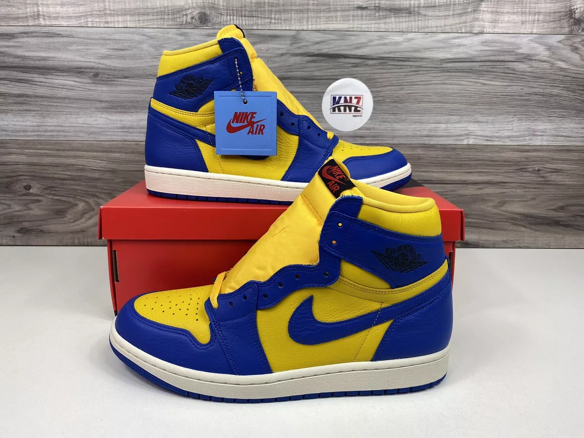 NIKE Air JORDAN 1 Retro High OG Reverse LANEY Blue W 11, Men's 9.5 FD2596 700