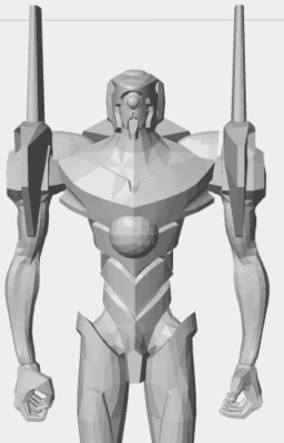 Neon Genesis Evangelion - EVA Unit 00 Figur - 3D Druck - 6,5 Zoll - bemalt