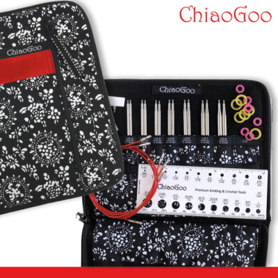 ChiaoGoo Twist Red Lace Nadelset Small auswechselbare Nadelspitzen 10 cm