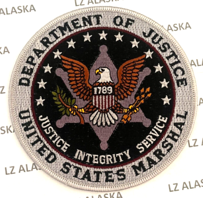 usマーシャル パッチ U.S. MARSHAL (USMS) LOGO SEAL 4.5