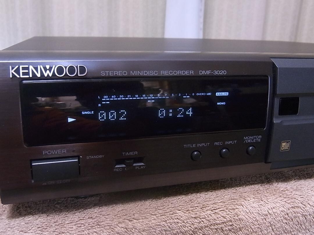 MDレコーダー(KENWOOD  DMF-3020 ) Kenwood DMF-3020 MiniDisc Player Recorder 20Bit ATRAC 45
