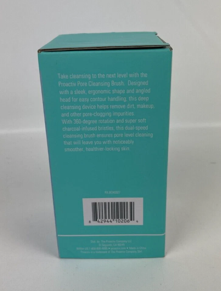NEW 2022 Proactiv PORE CLEANSING BRUSH Charcoal Infused Face Brush 360 Rotation  - Image 2 of 4