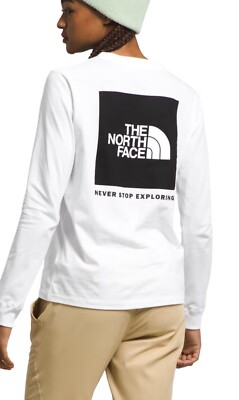 #ad The North Face Box NSE Long Sleeve T Shirt for Ladies women XS $30.00