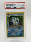 Pokemon RARE HOLO 1999 Base Blastoise #2/102 Holo Rare Unlimited PSA 6