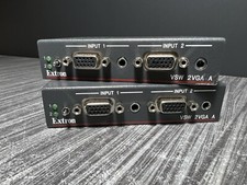 2 pc lot, Extron VSW 2VGA A 2 Input VGA  Stereo Audio Switcher no power adapter
