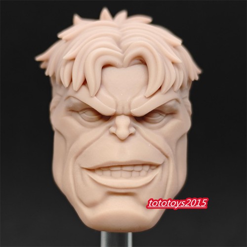 1:12 Red Hulk Giant Man Head Sculpt Model For 6'' Male ml shf dst Figure Body - Picture 5 of 6