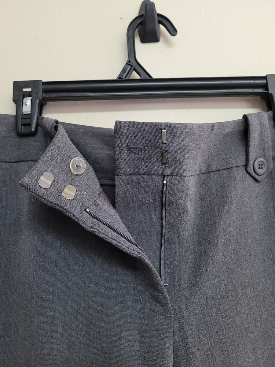 Pantalon Femme Mossimo Stretch Gris - Taille 10 (32x32), Coupe Droite, Occasion Très Bon état