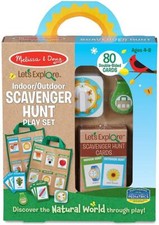 Melissa Doug Let's Explore Indoor/Outdoor Scavenger Hunt Play Set