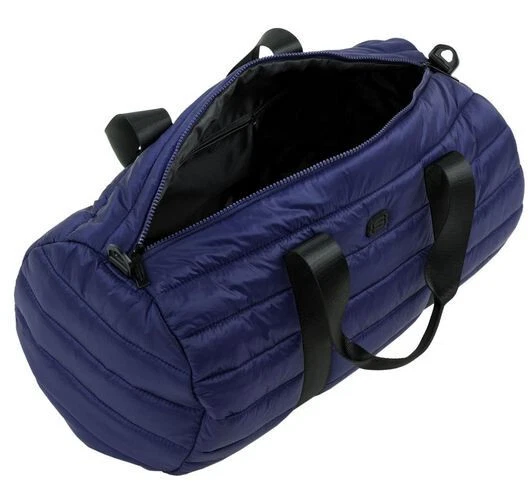 Skechers Bolsa de deporte azul  de nylon bolso de gimnasio colegio - Imagen 3 de 4