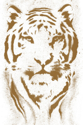 A.S. Création Selbstklebende pop.up Panel (2,5 x 0,35) 3 x 94235-2  Tiger Gold
