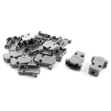 10Pcs DB9 9 Pin Straight Female D-SUB Connector Cover Hood Cap