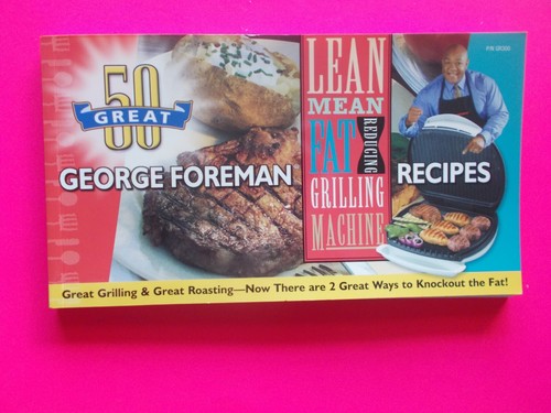 THE GEORGE FOREMAN MAGRA MEDIA MÁQUINA DE ASAR REDUCTORA DE GRASA RECETAS **COMO NUEVO - Imagen 5 de 7