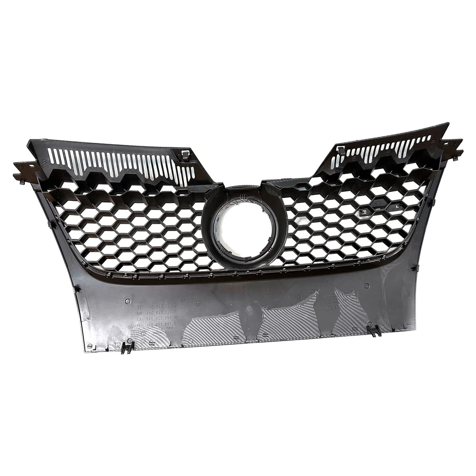 New For 2006-2009 VW Golf MK5 JETTA/GLI/GTI Honeycomb Grille Carbon Fiber Print Foto 3 de 4