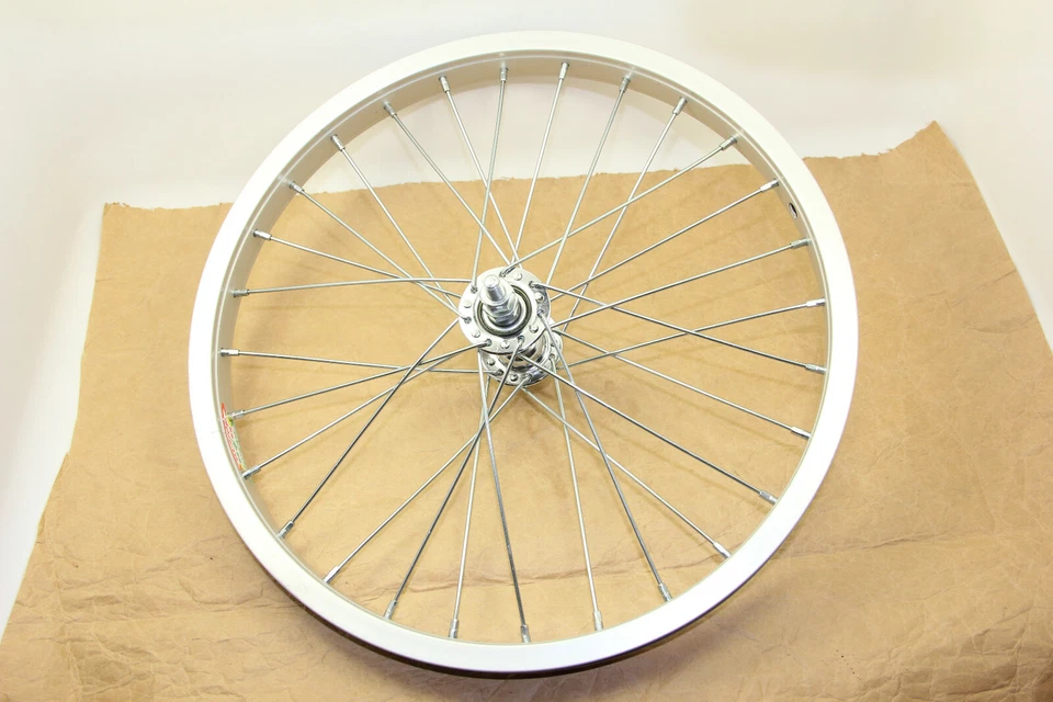 Bicycle Front Wheel Fit 16 X 1.75 Tire Scooter Kids Bike Aluminum Iron M8 axle - Image 3 of 4