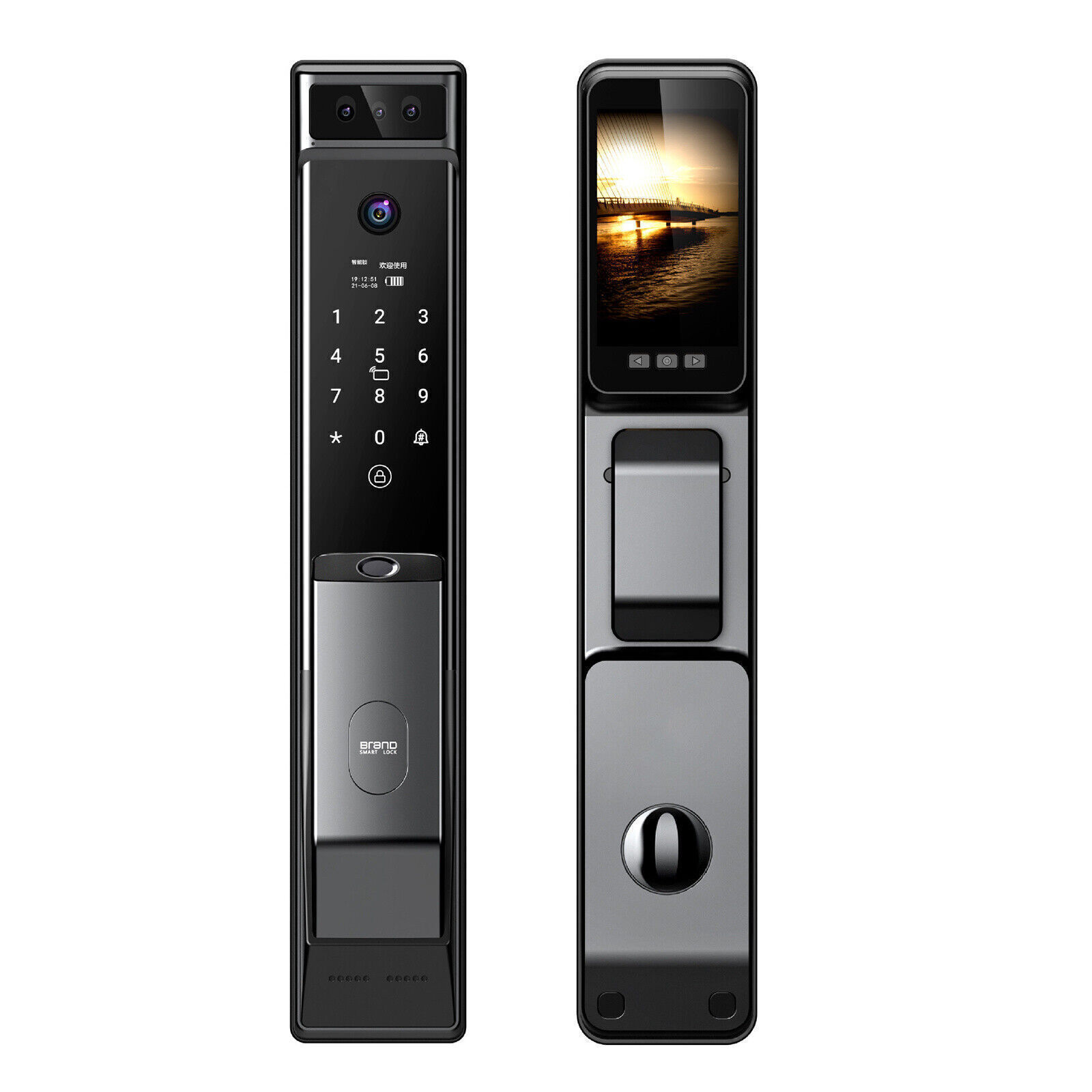 3D Smart Door Lock with Automatic Face Recognition and Biometric Security  
