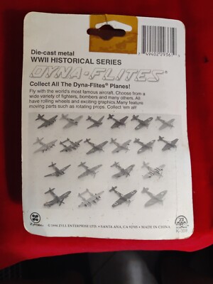 Zee Toys DYNA-FLITES WWII Historical Series P-51 USA Die