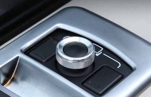 Perilla de ajuste del espejo retrovisor de aluminio plateado para Range Rover Evoque 2020-23 - Imagen 11 de 11