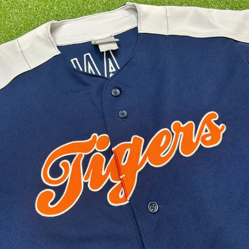 Detroit Tigers Justin Verlander Y2K Embroidered Jersey Men's Size Large Fit - Image 3 of 4