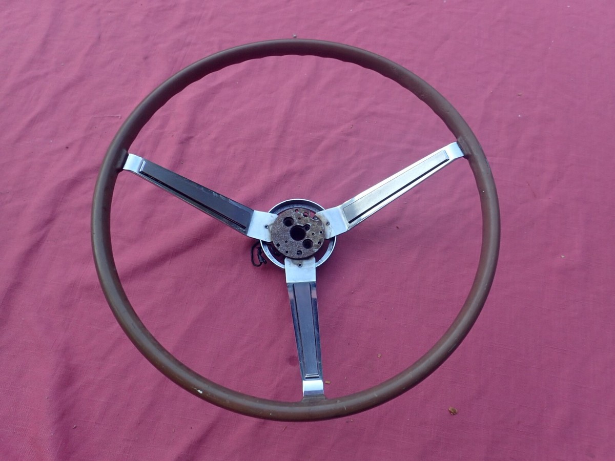 希少　1964〜1967　dodge primus moper系純正ステアリング 1964-67 MoPar simulated woodgrain steering wheel, nice