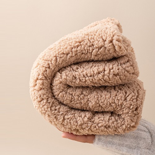 Coral Fleece Knee High Socks Winter Warm Knee Pads Thickened Cover Fleece Leg - Picture 8 of 15