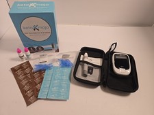 KETO-MOJO GK Bluetooth Glucose  Ketone Testing Kit Testing Strips Case