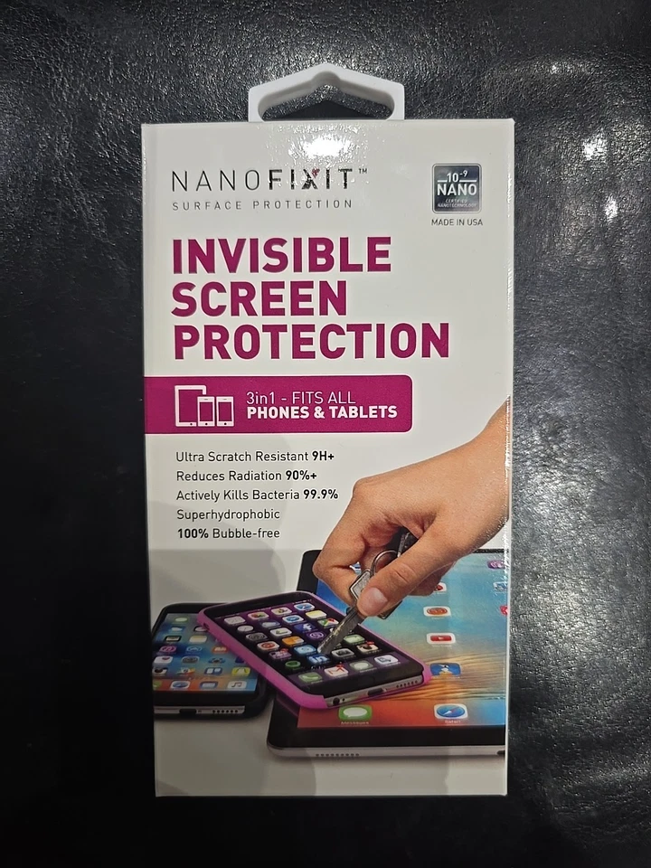 Protector de pantalla líquido Nanofixit a granel (10 paquetes de pantalla de tableta/teléfono) Foto 2 de 4