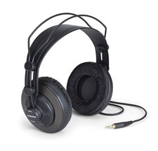 Samson Semi Open-Back Studio Reference Headphones, Black, Over Ear SR850 