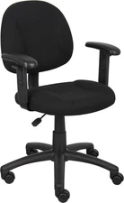 Boss Office Products Perfect Posture Delux Fabric Task unspecified, Black 