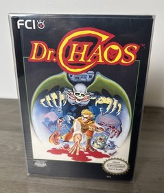Dr. Chaos (Nintendo NES, 1988) CIB Complete In Box, w/Inserts & Manual, VG 🎮💥