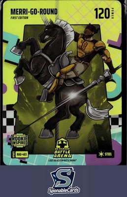 Battle Arena #RAD-463 Jackson Merrill Merri-Go-Round Steel 80s