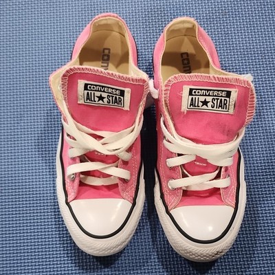 Converse Chuck Taylor All Star Ox Pink Low Top Canvas Sneakers 147141F Women