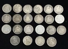 (Lot of 22) 1840s-1870s Seated Liberty Half 1/2 Dime H10C 90% Silver US Coin 5c
