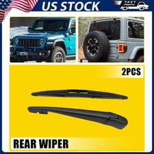 Rear Back Glass Windshield Wiper Blade W Arm Replace Fit Jeep Wrangler 2018-25