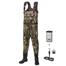 Chest Waders for Men with 200G Boots, Neoprene Waterproof Duck Hunting Wader,...