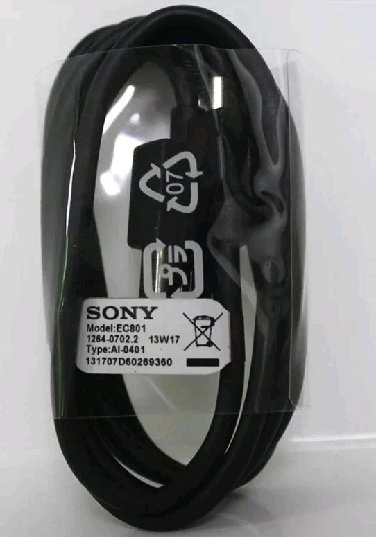 Genuine Sony Micro USB ● 1m Charge Cable for Sony PS4 Controller - Image 3 of 3