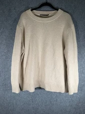 Jenni Kayne Oversized Crewneck Recycled Cashmere Blend Women Large Fisherman
