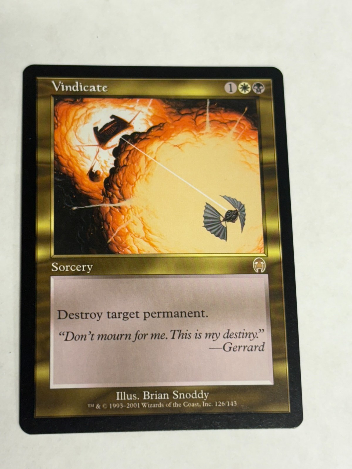 Vindicate - Apocalypse - Magic The Gathering NM/M Free Shipping!