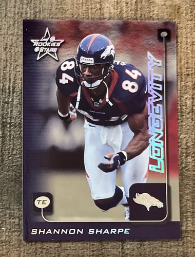 Shannon Sharpe #59 1999 Leaf Rookies & Stars card