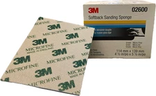 3M Softback Sanding Sponge, 02600, Micro Fine, 20Pads/per box