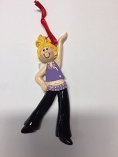 TAP DANCER BLONDE Personalized Christmas Tree Ornament