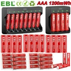 EBL 1.5V AA AAA Rechargeable Li-ion Batteries/ Optional 1.5V Charger Lot