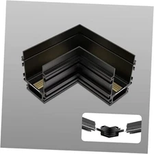 90-Degree Corner Connector for 4-Wire Magnetic Track Lighting, Aluminum Alloy 