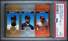 PSA 9 MINT 1994 TRIPLE PLAY KEN GRIFFEY JR / KIRBY PUCKETT / BELLE #11 9165 B302