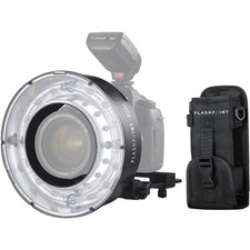 Flashpoint R200 Ring Flash Head for eVOLV200 and 200 Pro Pocket Flash, Black wit