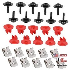T30 Engine Splash Shield Guard Undertray Cover Screws Bolt Nut Clip Kit, 30PCS