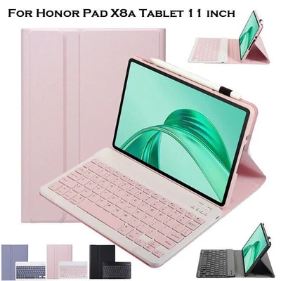 Smart Case For Honor Pad X8A NDL-W09 Tablet 11'' Bluetooth Keyboard Stand Cover