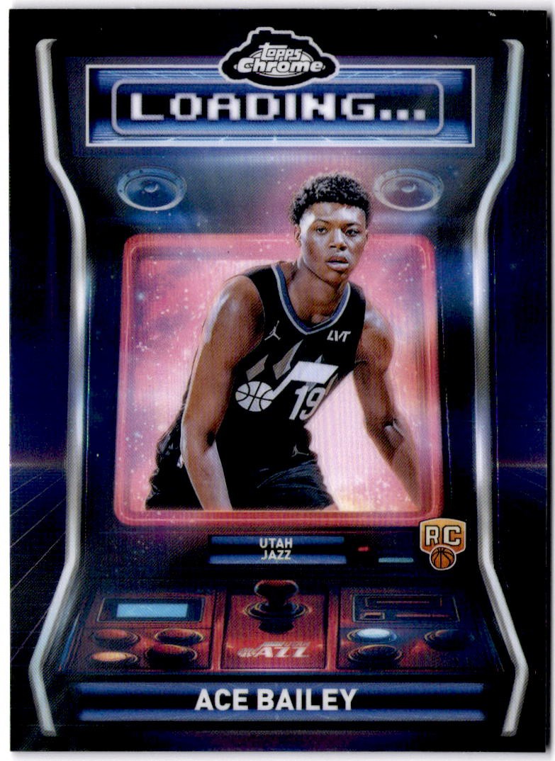 2025-26 Topps Chrome Ace Bailey #LD-14 Loading ... Utah Jazz